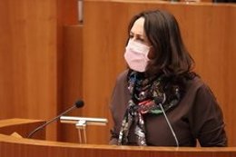 Rosa Rubio interviene en el pleno para pedir la devolución de los presupuestos de Castilla y León para 2022