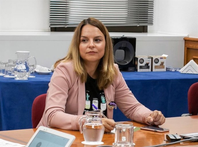 Archivo - La consejera de Derechos Sociales del Gobierno de Canarias, Noemí Santana
