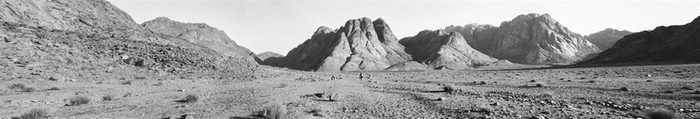Archivo - Vista panorámica del monte Sinaí, 1928