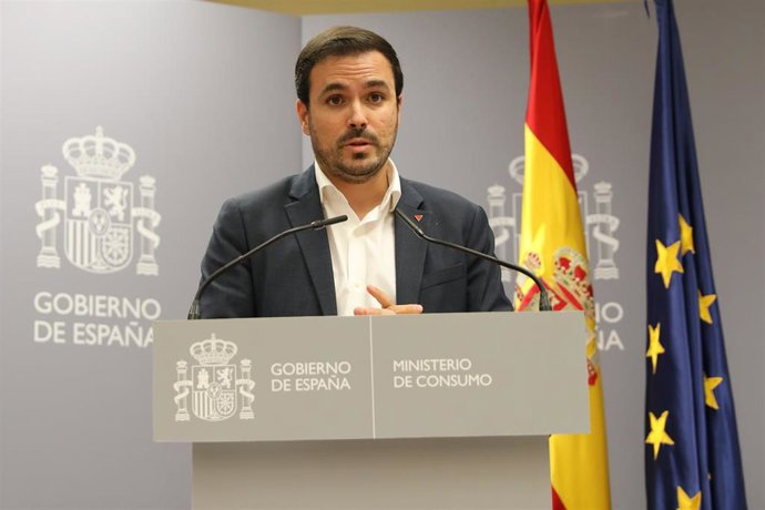 El ministro de Consumo, Alberto Garzón, en una imagen de archivo.