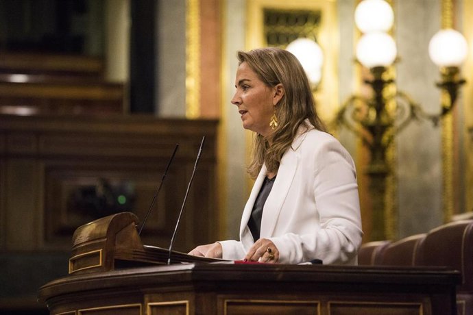 Archivo - La diputada del PP, María Soledad Cruz-Guzmán