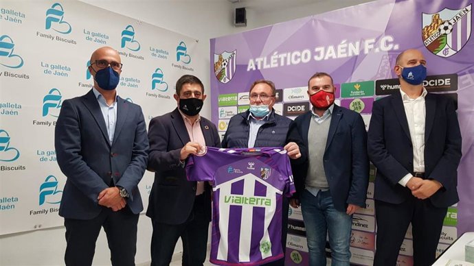 Francisco Reyes, en la presentación de la temporada de los diferentes equipos del Atlético Jaén FC