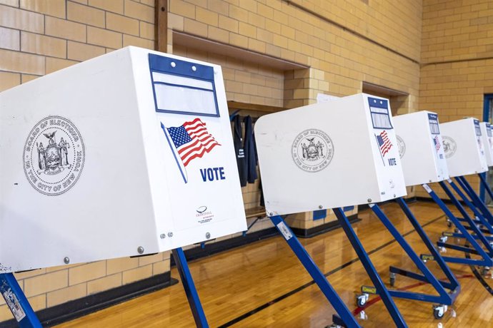 Máquinas de votación en Estados Unidos