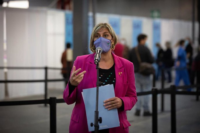 Archivo - La vicepresidenta primera del Parlament y exconsellera de Salud de la Generalitat, Alba Vergés, en una imagen de archivo. 