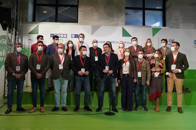 Visita del Comité Organizador del 16 Congreso del PP andaluz a las instalaciones en el Palacio de Congresos de Granada, este viernes