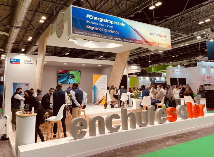 Estand de EnchufeSolar en Genera 2021.