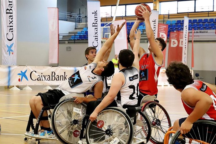 Imagen de un partido de la Copa del Rey 2021 de baloncesto en silla de ruedas