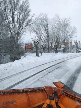 Archivo - Nieve en La Rioja