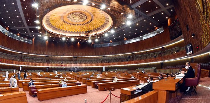 Archivo - Vista general del Parlamento de Pakistán