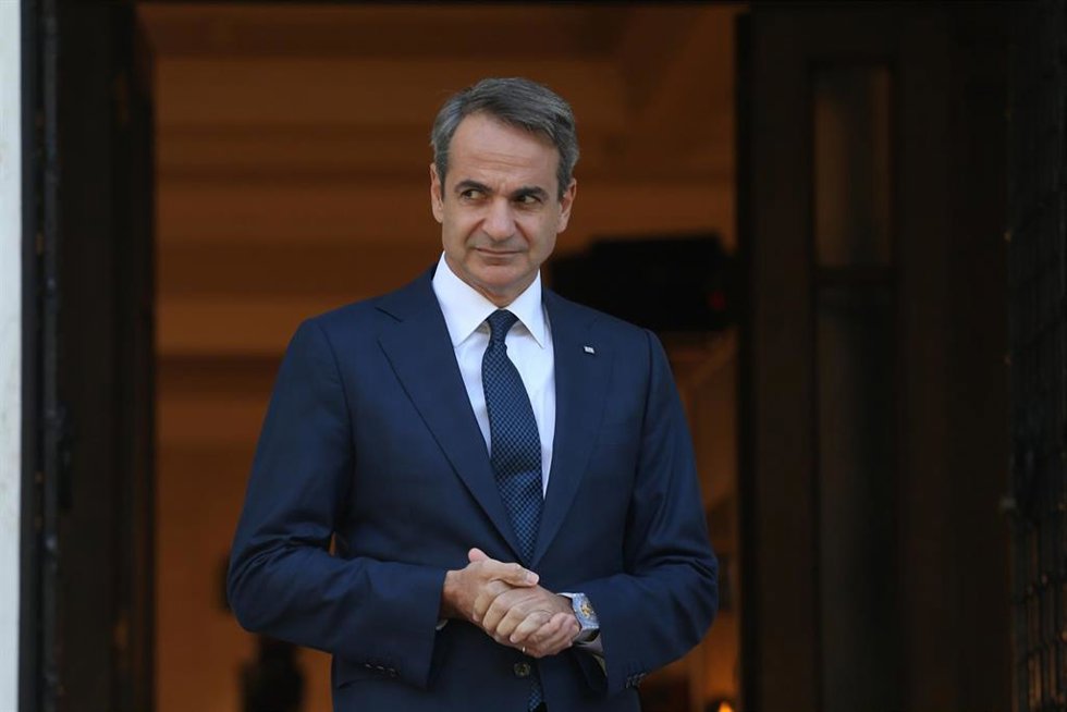 El primer ministro de Grecia, Kyriakos Mitsotakis