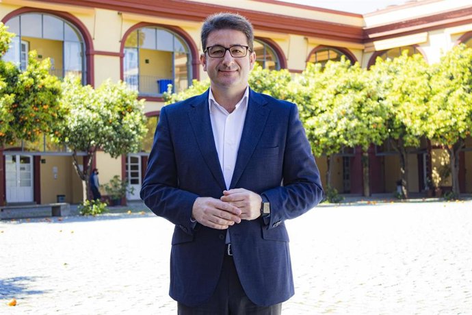 Archivo - Manuel Benjumea (Cs), en la sede de la Diputación de Sevilla.