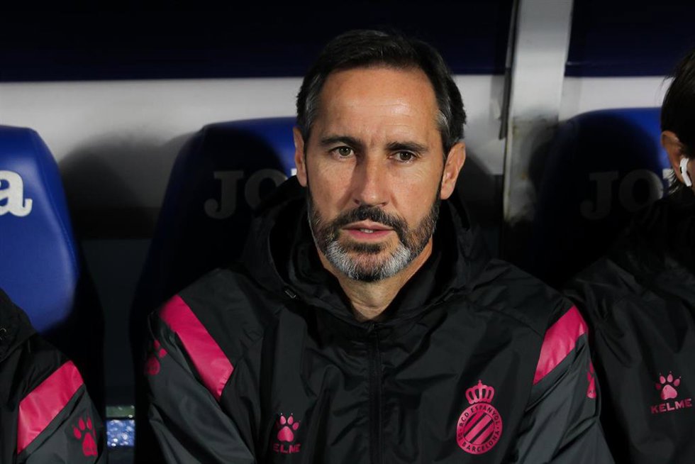 Vicente Moreno, entrenador del RCD Espanyol.