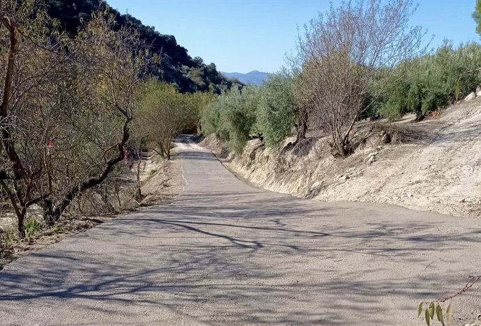 Uno de los caminos rurales en los que se ha intervenido