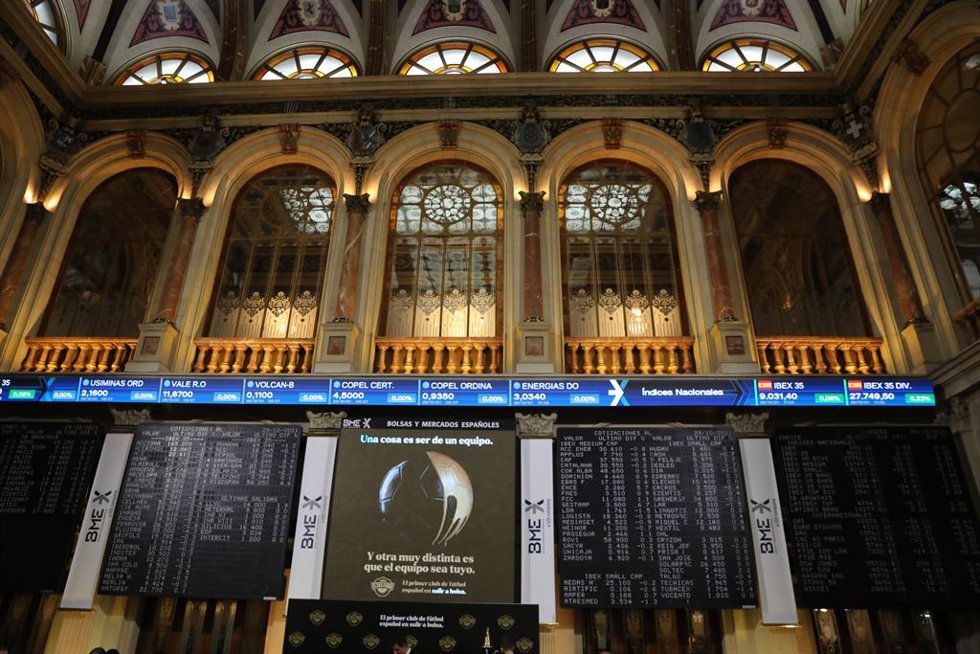 Bolsa de Madrid.