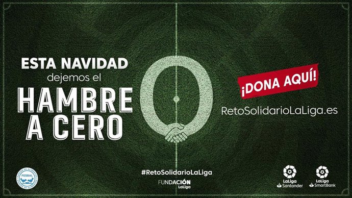 Banco Santander y LaLiga donarán mil euros por cada gol que anoten la SD Huesca y el Real Zaragoza