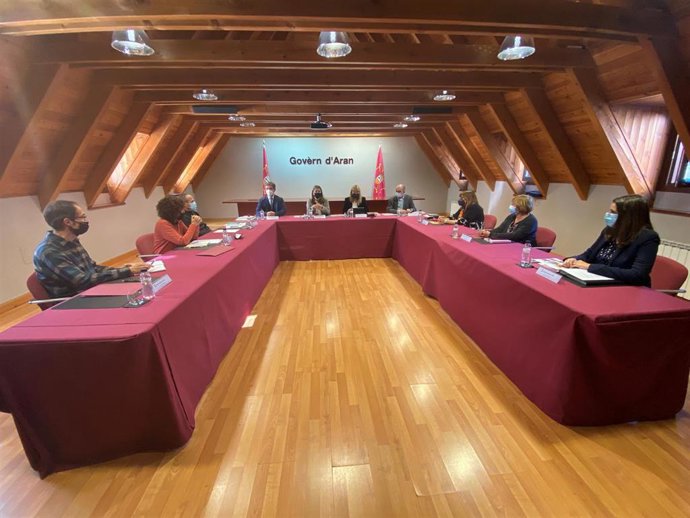 Reunión de la consellera Natlia Garriga con el Conselh Generau d'Aran
