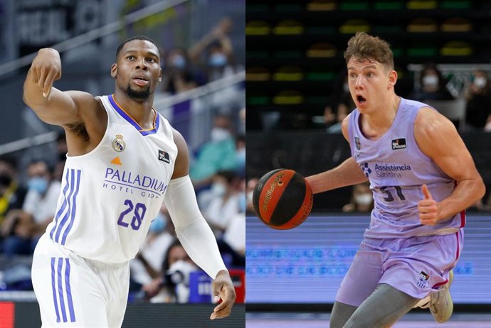 Archivo - Real Madrid y Bara siguen al frente de la Liga Endesa