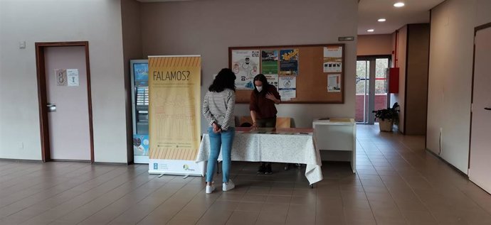 Mesa informativa de Andaina Pro Saúde Mental