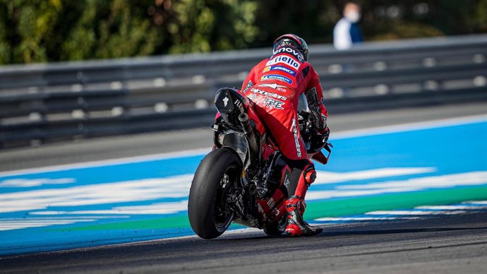 Francesco Bagnaia en el test de Jerez