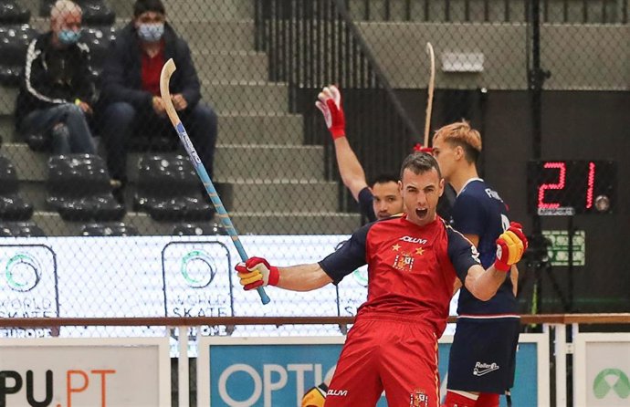 España supera a Francia, Europeo de hockey patines