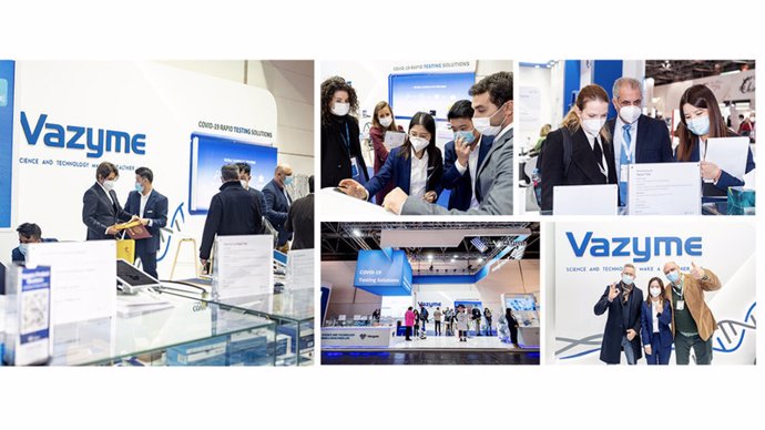Vazymes booth attracted many visitors at Medica 2021