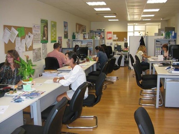 Servicio de asesoramiento en las instalaciones de la Fundación Andalucía Emprende.