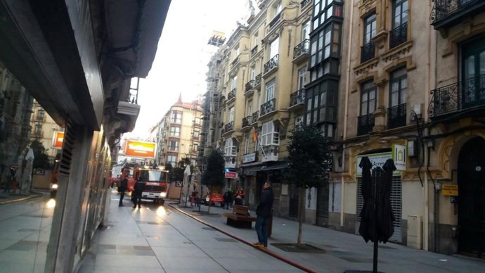 Archivo - Incendio en el MAS