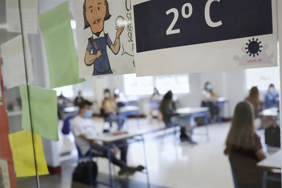 Archivo - Aula de un colegio