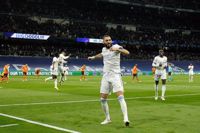 Karim Benzema en el Santiago Bernabéu