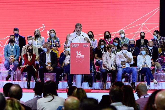 El secretario de Organización del PSOE de Canarias, Jorge González