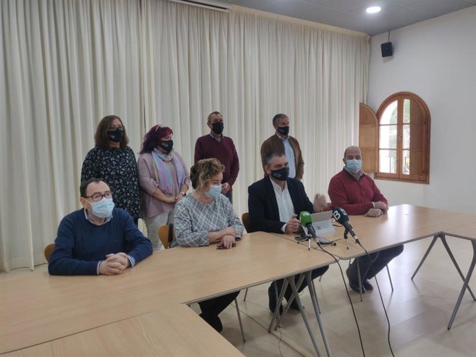 Rueda de prensa del alcalde de Sant Josep, Ángel Luis Guerrero, para informar del desajolo del Don Pepe.