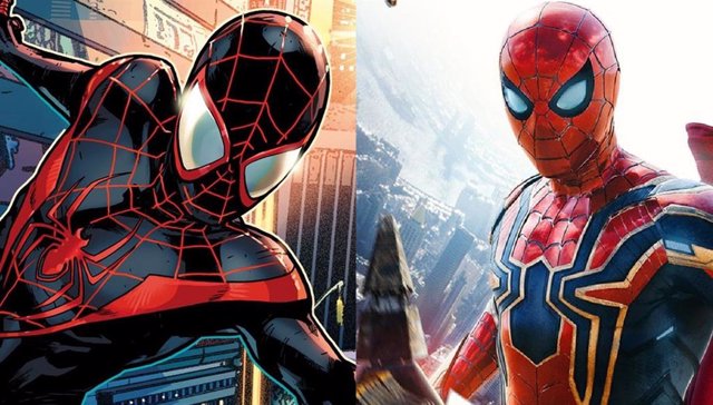 Spider-Man No Way Home: Miles Morales y Tom Holland contra Electro, el Hombre de Arena y el Lagarto... En este fan-art