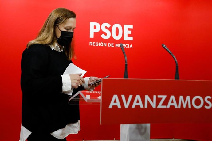 La senadora Lourdes Retuerto comparece tras perder las primarias del PSRM