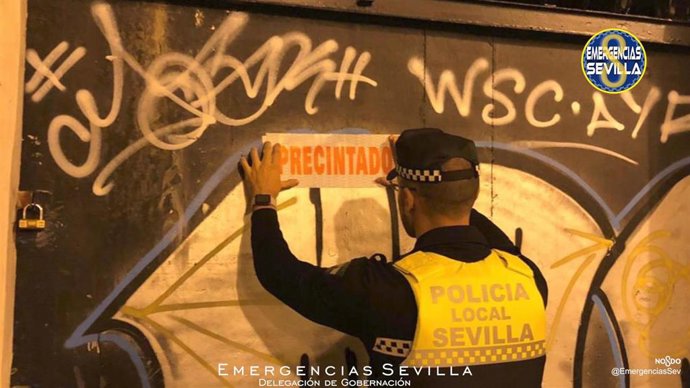 Precintado un local en el centro de Sevilla por incumplimientos en seguridad, medidas Covid y fraude eléctrico