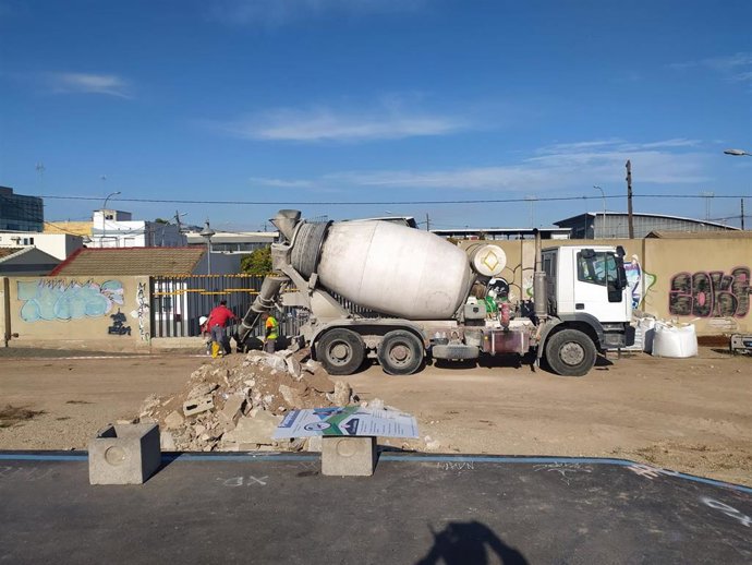 Inicio de las obras en Espai Natzaret