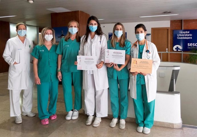 Profesionales de Neumología del hospital de Guadalajara