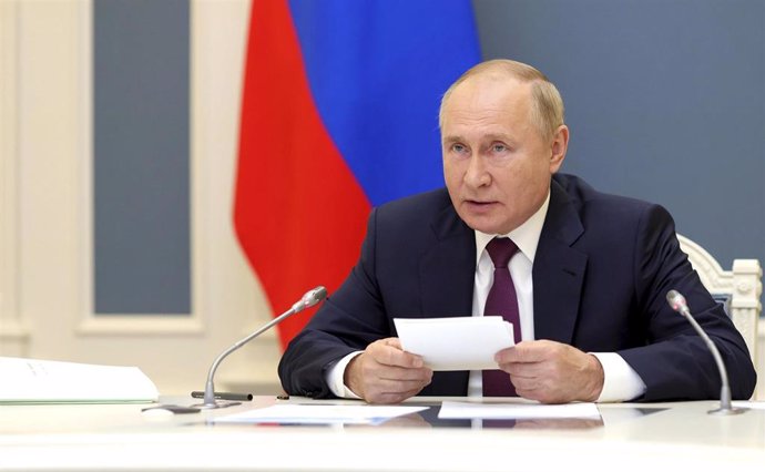 El presidente ruso, Vladimir Putin, durante la cumbre del G20 en Roma