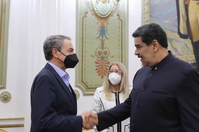 José Luis Rodríguez Zapatero y Nicolás Maduro