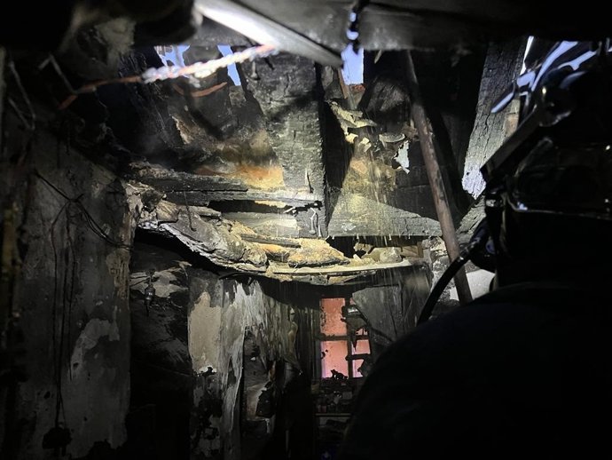Incendio de una vivienda de Aranjuez.