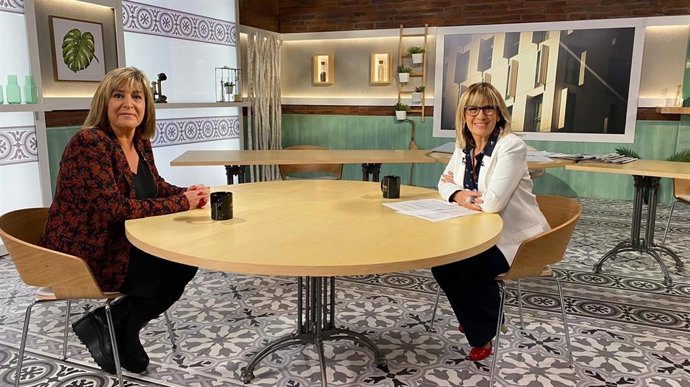 La alcaldesa de L'Hospitalet de Llobregat (Barcelona) y presidenta de la Diputación de Barcelona, Núria Marín, en el programa 'Caf d'Idees'.