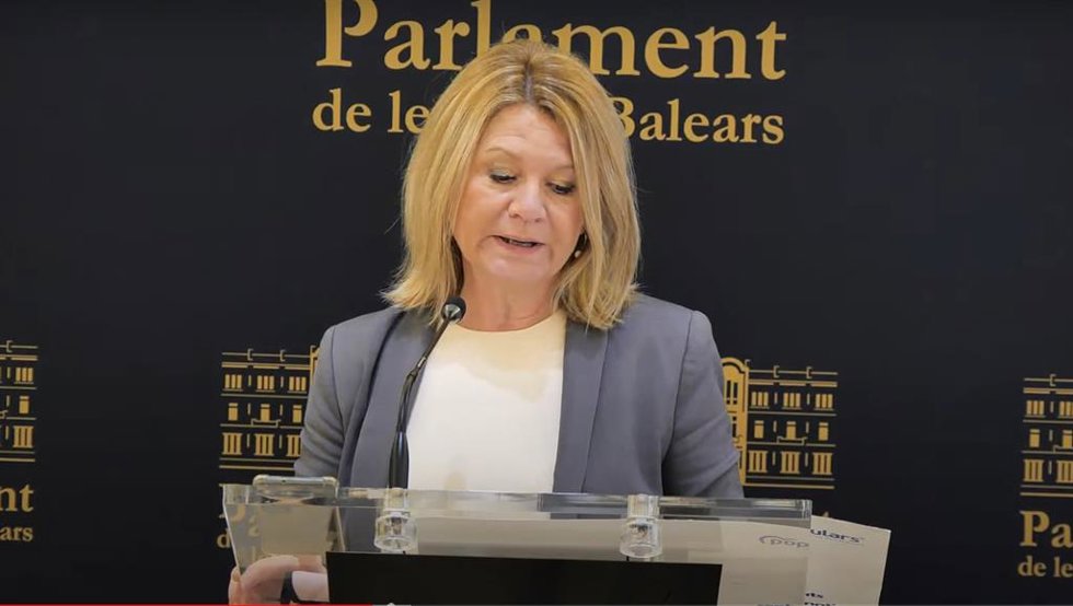 La portavoz adjunta del Grupo Popular, Nuria Riera.