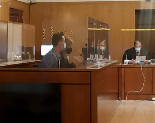 El ya condenado, en la vista de conformidad en la Audiencia Provincial.