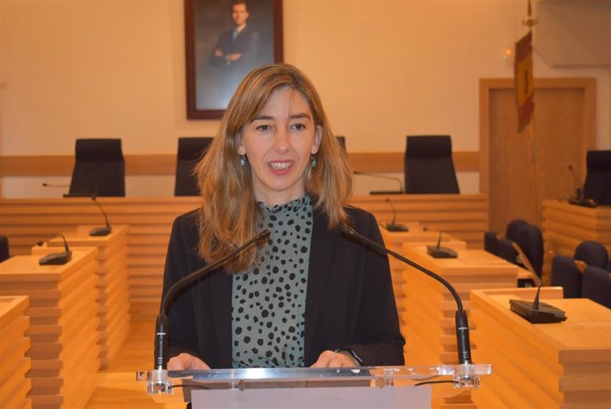 La portavoz del equipo de Gobierno de Ciudad Real, Marian Boadella, en rueda de prensa.