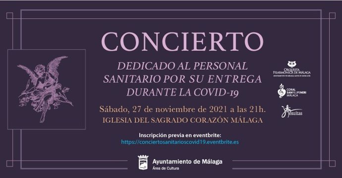 Organizan un concierto dedicado a sanitarios con OFM y Coral San Felipe Neri junto a Berna Perles y Luis López