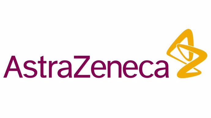 Archivo - Logo de AstraZeneca.
