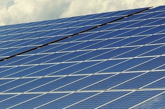 Archivo - Placa solar.