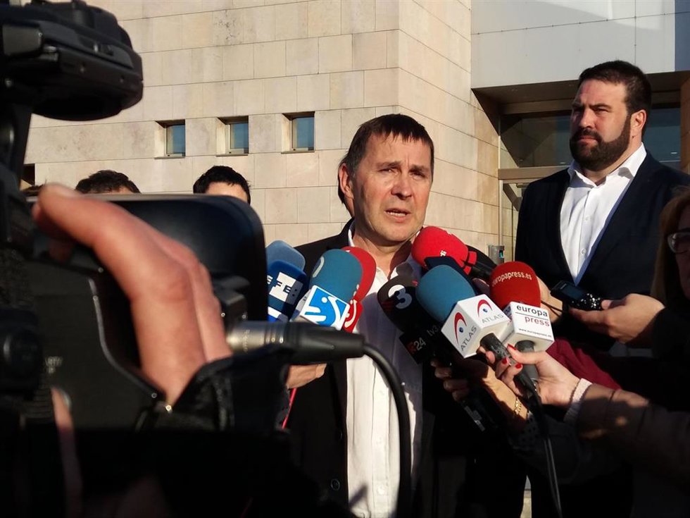 Archivo - El coordinador general de EH Bildu, Arnaldo Otegui.