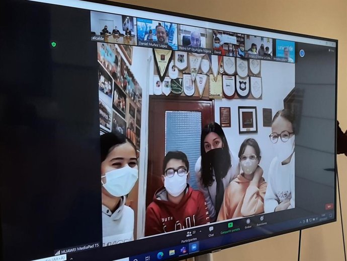 Participación de los Consejos Municipales de Infancia en un acto on line de UNICEF