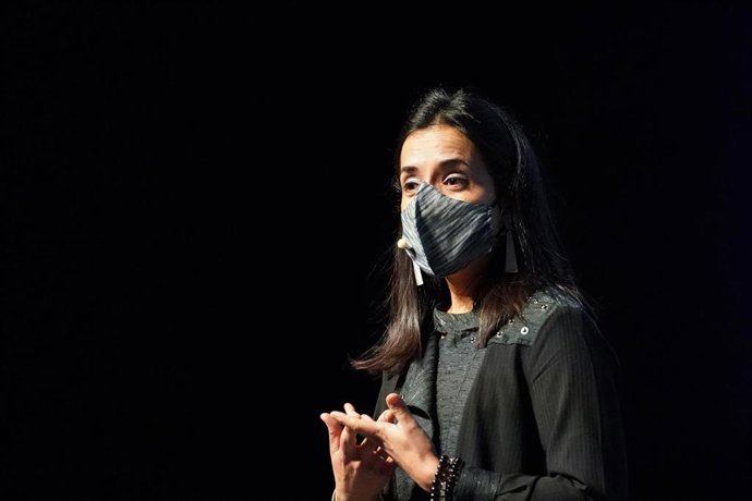 Archivo - La vicepresidenta de la Fundación Fernando Buesa Blanco, Sara Buesa 