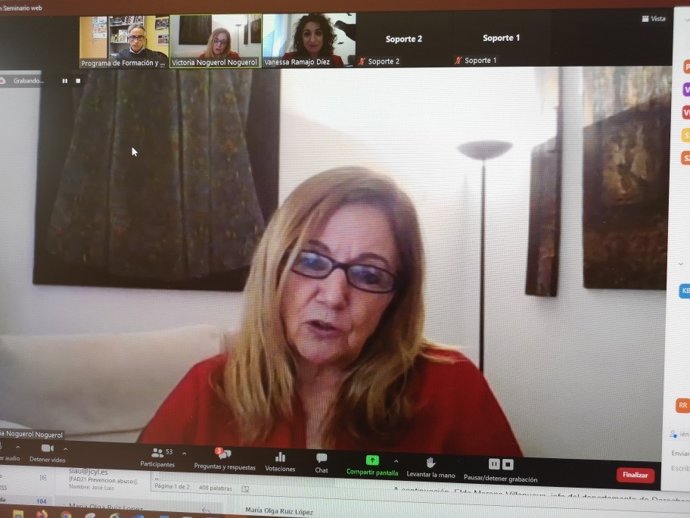 La psicóloga Cristina Noguerol, una de las participantes en la jornada de Formación y Actualización Deportiva centrada hoy en la problemática de los abusos sexuales.